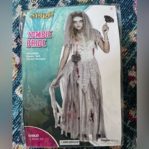 Zombie Bride costume kids size 4-6.